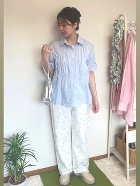 「RANDA（ランダ）のアイテム」を使った、す ずさん（レディース・160cm）の春コーディネート