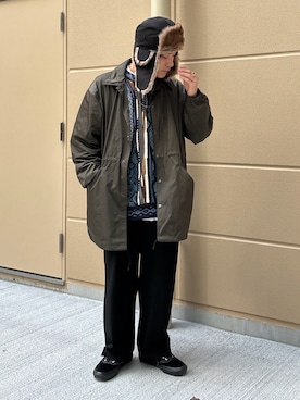 「CPCM（シーピーシーエム）のアイテム（帽子）」を使った、y.hiro_xxさん（メンズ・165cm）の秋コーディネート