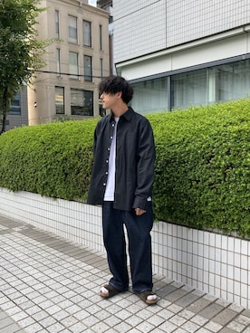 「黒シャツ」｜y.hiro_xxさん（メンズ・165cm・20代）の夏コーディネート
