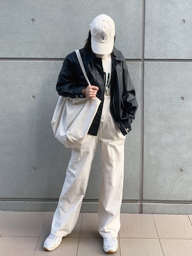 「CORNERS（コーナーズ）のアイテム（ジャケット/アウター）」を使った、kuririnさん（レディース・159cm）の秋コーディネート