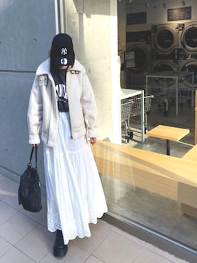 「CORNERS（コーナーズ）のアイテム（ジャケット/アウター）」を使った、kuririnさん（レディース・159cm）の秋コーディネート