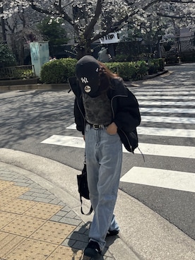 「CORNERS（コーナーズ）のアイテム」を使った、kuririnさん（レディース・159cm）の春コーディネート