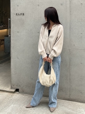 「CORNERS（コーナーズ）のアイテム（パンツ）」を使った、kuririnさん（レディース・159cm）の秋コーディネート