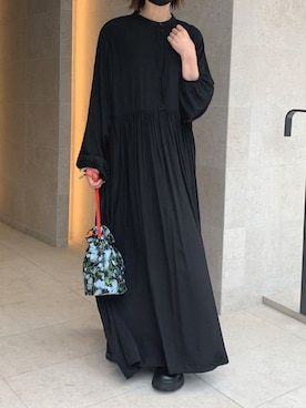 「corners」｜「アイテム（シャツワンピース）」を使った、kuririnさん（レディース・159cm）の春コーディネート