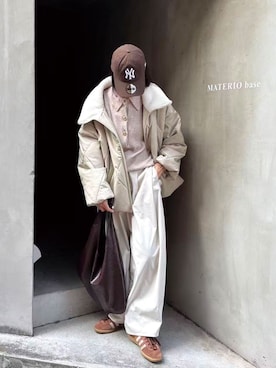 「corners」｜「アイテム（ジャケット/アウター）」を使った、kuririnさん（レディース・159cm）の冬コーディネート