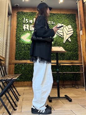 「CORNERS（コーナーズ）のアイテム」を使った、kuririnさん（レディース・159cm）の春コーディネート