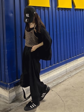 「アイテム（チノパンツ）」を使った、kuririnさん（レディース・159cm）の夏コーディネート