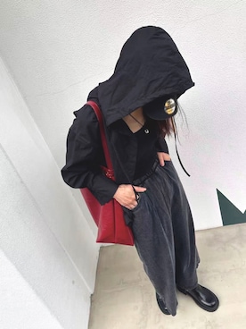 「CORNERS（コーナーズ）のアイテム（スカート）」を使った、kuririnさん（レディース・159cm）の秋コーディネート