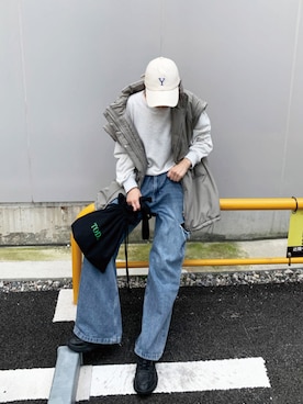 「corners」｜「アイテム（ダウンジャケット/コート）」を使った、kuririnさん（レディース・159cm）の秋コーディネート