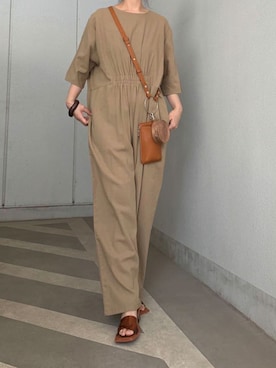 「CORNERS（コーナーズ）のアイテム（アクセサリー）」を使った、kuririnさん（レディース・159cm）の夏コーディネート