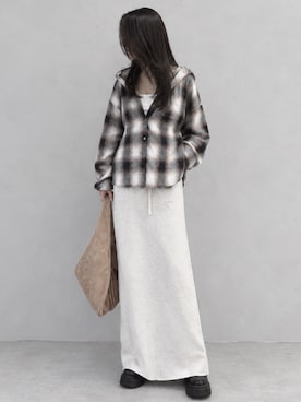 「CORNERS（コーナーズ）のアイテム（バッグ）」を使った、kuririnさん（レディース・159cm）の秋コーディネート