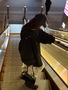 「CORNERS（コーナーズ）のアイテム」を使った、kuririnさん（レディース・159cm）の冬コーディネート