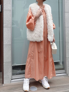 「corners」｜「アイテム（その他アウター）」を使った、kuririnさん（レディース・159cm）の夏コーディネート