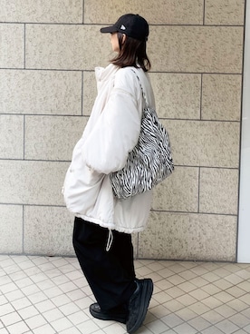 「corners」｜「アイテム（ダウンジャケット/コート）」を使った、kuririnさん（レディース・159cm）の秋コーディネート