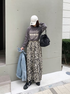 「corners」｜「アイテム（デニムジャケット）」を使った、kuririnさん（レディース・159cm）の春コーディネート