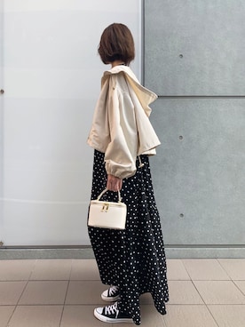 「CORNERS（コーナーズ）のアイテム（マウンテンパーカー）」を使った、kuririnさん（レディース・159cm）の秋コーディネート