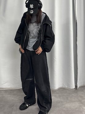 「CORNERS（コーナーズ）のアイテム」を使った、kuririnさん（レディース・159cm）の春コーディネート