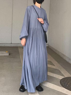 「corners」｜「アイテム（シャツワンピース）」を使った、kuririnさん（レディース・159cm）の春コーディネート