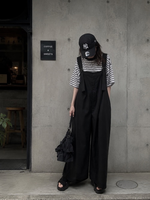 サロペット オーバーオール 「CORNERS by KR」ワイドサロペット