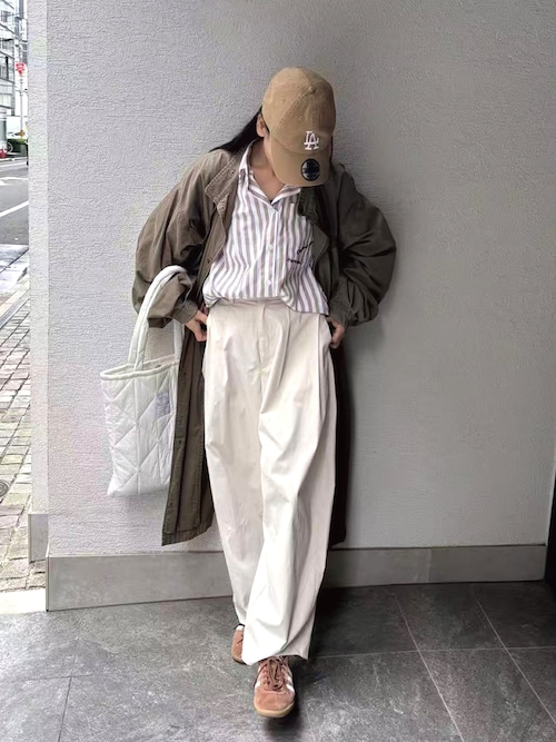 二児のパパ コクーン② セール】ツイルサイドタックコクーンパンツ（チノパンツ