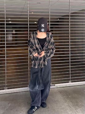 「CORNERS（コーナーズ）のアイテム（ショルダーバッグ）」を使った、kuririnさん（レディース・159cm）の秋コーディネート