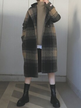 「corners」｜「アイテム（その他アウター）」を使った、kuririnさん（レディース・159cm）の秋コーディネート