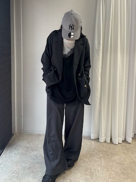 「CORNERS（コーナーズ）のアイテム」を使った、kuririnさん（レディース・159cm）の春コーディネート