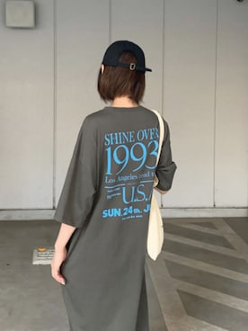 「キヤップ」｜「アイテム（その他）」を使った、kuririnさん（レディース・159cm）の夏コーディネート