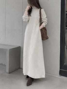「CORNERS（コーナーズ）のアイテム」を使った、kuririnさん（レディース・159cm）の秋コーディネート
