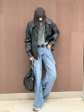 「CORNERS（コーナーズ）のアイテム（ジャケット/アウター）」を使った、kuririnさん（レディース・159cm）の秋コーディネート
