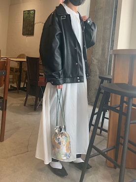 「corners」｜「アイテム（シャツワンピース）」を使った、kuririnさん（レディース・159cm）の春コーディネート