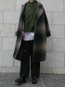 「corners」｜「アイテム（その他アウター）」を使った、kuririnさん（レディース・159cm）の秋コーディネート
