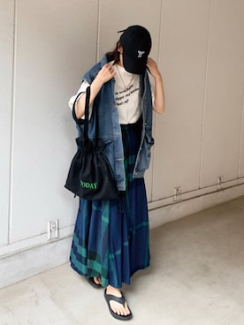 kuririnさん(レディース・159cm)の夏コーディネート