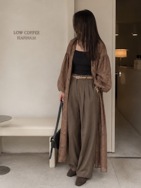 「CORNERS（コーナーズ）のアイテム」を使った、kuririnさん（レディース・159cm）の夏コーディネート