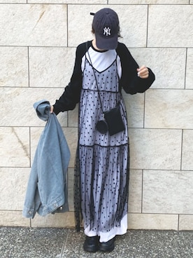 「24ssトレンド」｜「アイテム（その他）」を使った、kuririnさん（レディース・159cm）の冬コーディネート