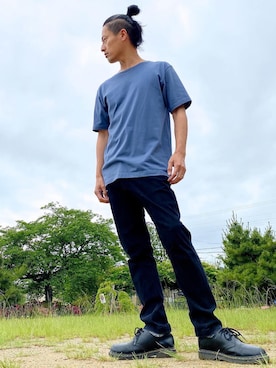 「Bling Leads（ブリングリーズ）のアイテム」を使った、JUNKAPPLEさん（メンズ・169cm）の夏コーディネート