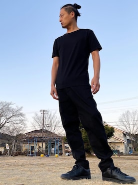 「MinoriTY（マイノリティ）のアイテム（チノパンツ）」を使った、JUNKAPPLEさん（メンズ・169cm）の冬コーディネート
