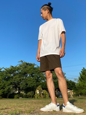 「シロＴ」｜JUNKAPPLEさん（メンズ・169cm）の夏コーディネート