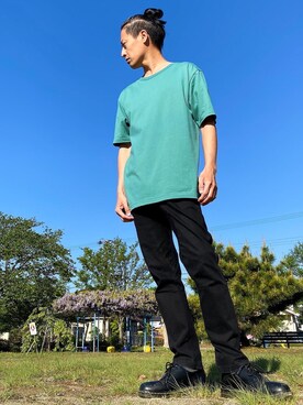 「Bling Leads（ブリングリーズ）のアイテム」を使った、JUNKAPPLEさん（メンズ・169cm）の春コーディネート