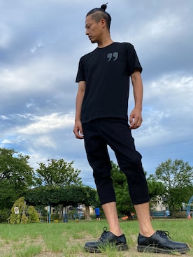 「roshell（ロシェル）のアイテム（パンツ）」を使った、JUNKAPPLEさん（メンズ・169cm）の夏コーディネート