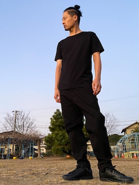 「MinoriTY（マイノリティ）のアイテム（チノパンツ）」を使った、JUNKAPPLEさん（メンズ・169cm）の冬コーディネート