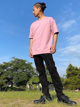 「Bling Leads（ブリングリーズ）のアイテム」を使った、JUNKAPPLEさん（メンズ・169cm）の春コーディネート