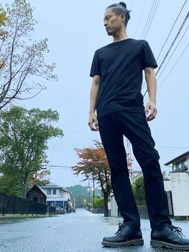 「Bling Leads（ブリングリーズ）のアイテム」を使った、JUNKAPPLEさん（メンズ・169cm）の秋コーディネート