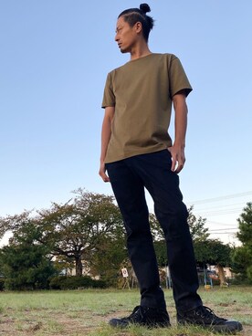 「Bling Leads（ブリングリーズ）のアイテム」を使った、JUNKAPPLEさん（メンズ・169cm）の秋コーディネート