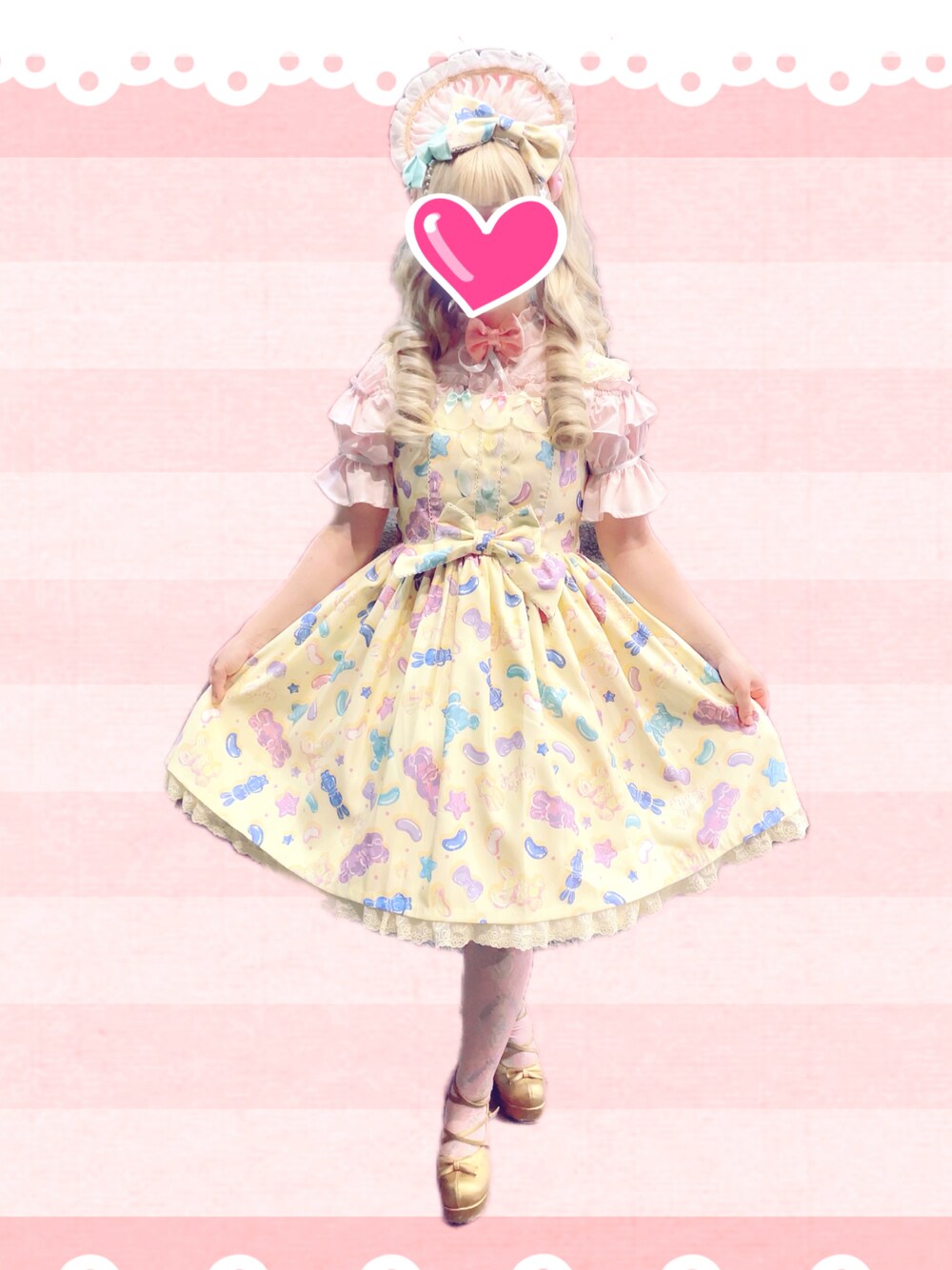 「ロリィタ、lolita」｜「Magical Holicのアイテム（カチューシャ、ピンク系）」を使った、さくやさん（レディース・155cm）の秋コーディネートの1枚目の写真