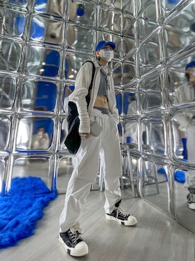 「oversize」｜「アイテム（アクセサリー）」を使った、ionism_Shiroさん（メンズ・178cm）の夏コーディネート