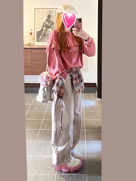 「ANAP（アナップ）のアイテム」を使った、致し方なく課金さん（レディース・157cm）の夏コーディネート