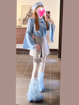 致し方なく課金さん(レディース・157cm)の秋コーディネート