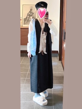 「forksy.（フォルクシー）のアイテム」を使った、致し方なく課金さん（レディース・157cm）の秋コーディネート