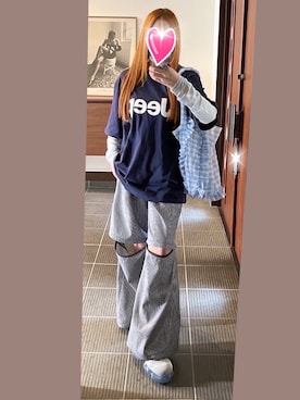 「PBLIM（ページボーイリム）のアイテム」を使った、致し方なく課金さん（レディース・157cm）の夏コーディネート
